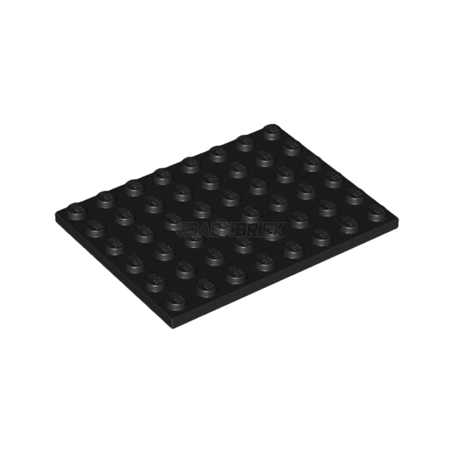 LEGO Plate 6 x 8, Black [3036]