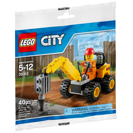 LEGO CITY: Demolition Driller, Construction Polybag [30312]