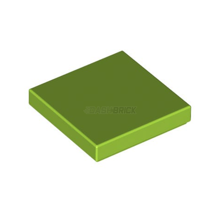 LEGO Tile 2 x 2, Lime Green [3068b] 6133896