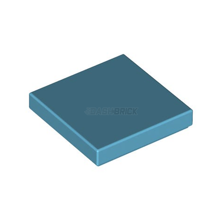 LEGO Tile 2 x 2, Medium Azur [3068b] 6060857