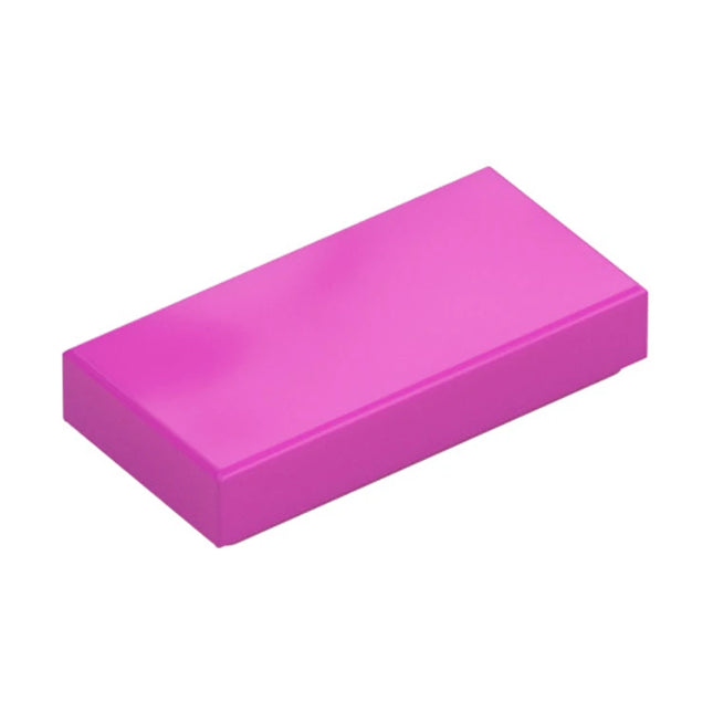 LEGO Tile 1 x 2, Dark Pink [3069b] 6056381