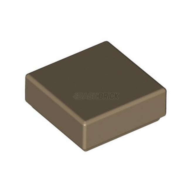 LEGO Tile 1 x 1, Dark Tan [3070b]