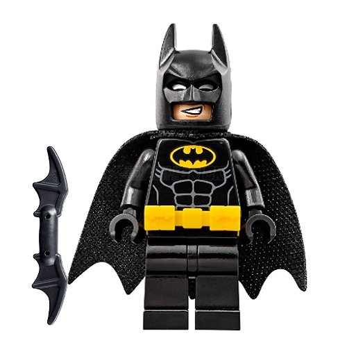 LEGO Minifigure - Batman - Utility Belt, Head Type 2 (2017 Edition) [DC Comics]