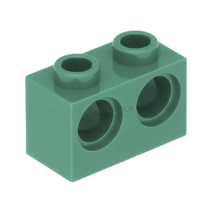 LEGO Technic, Brick 1 x 2 with Holes, Sand Green [32000] 6283412