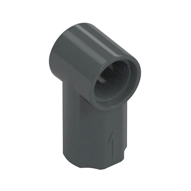 LEGO Technic, Axle and Pin Connector Angled #1, Dark Grey [32013] 6296856
