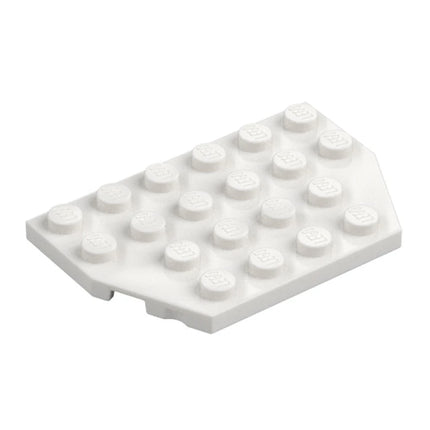 LEGO Wedge, Plate 4 x 6 Cut Corners, White [32059] 4508408
