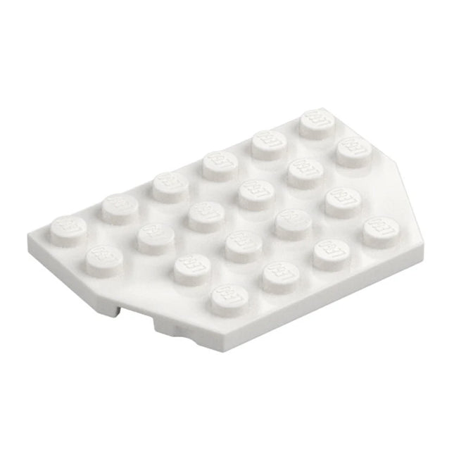 LEGO Wedge, Plate 4 x 6 Cut Corners, White [32059] 4508408