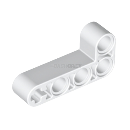 LEGO Technic, Liftarm, Modified Bent Thick L-Shape 2 x 4, White [32140] 6271824