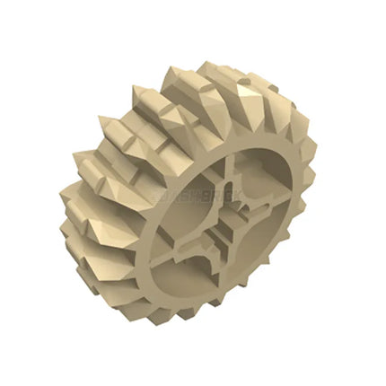 LEGO Technic, Gear 20 Tooth Double Bevel, Tan [32269] 4514555