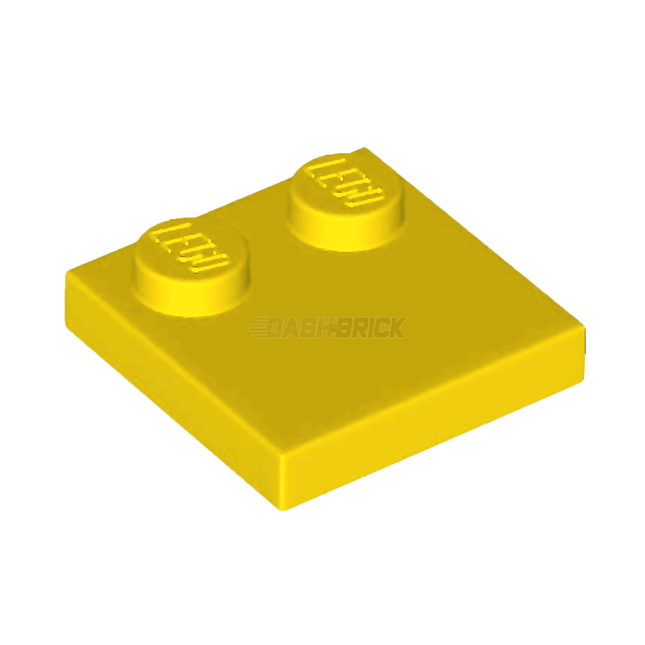 LEGO Tile, Modified 2 x 2 with Studs on Edge, Yellow [33909]