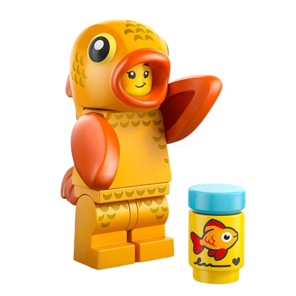 LEGO Collectable Minifigures - Goldfish Costume Fan (3 of 12) [Series 28] Animal Series