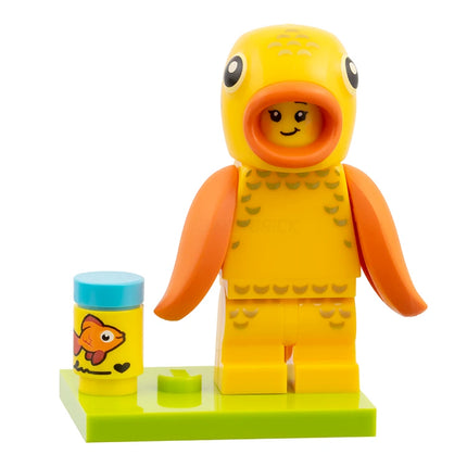 LEGO Collectable Minifigures - Goldfish Costume Fan (3 of 12) [Series 28] Animal Series