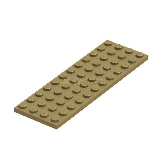 LEGO Plate, 4 x 12, Dark Tan [3029] 6114515