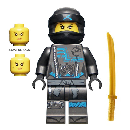 LEGO Minifigure - Nya - Hunted, Crooked Smile / Scowl (2018) [NINJAGO]