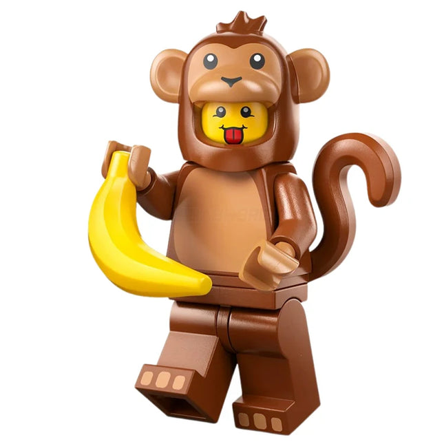 LEGO Collectable Minifigures - Monkey Costume Fan (3 of 12) [Series 28] Animal Series