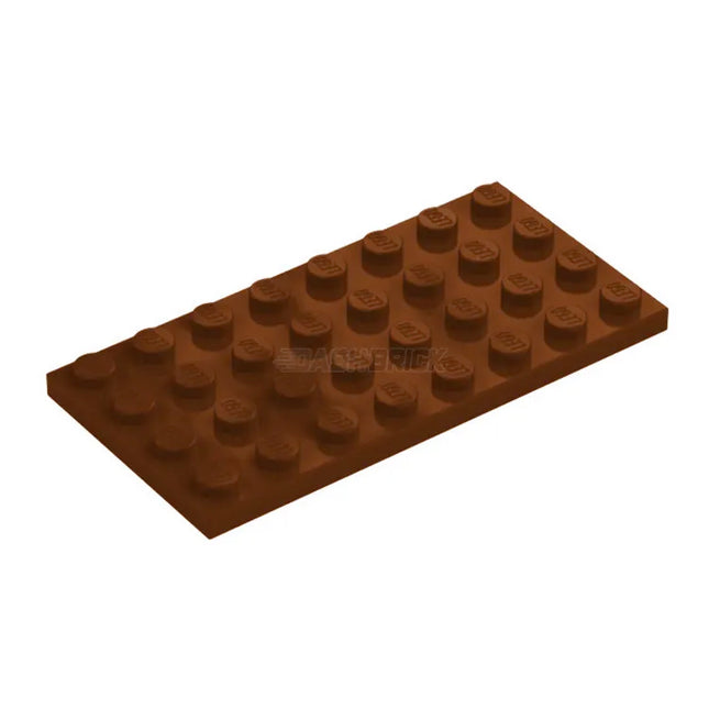 LEGO Plate 4 x 8, Reddish Brown [3035] 4211207