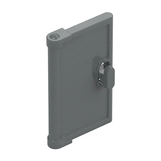LEGO Door 1 x 2 x 3 with Vertical Handle, Mold for Tabless Frames, Dark Grey [60614] 95270 6404411