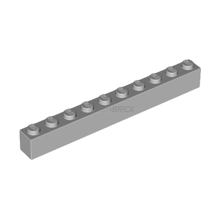 LEGO Brick, 1 x 10, Light Grey [6111] 4211521