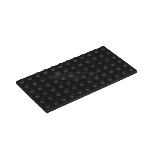 LEGO Plate 6 x 12, Black [3028]