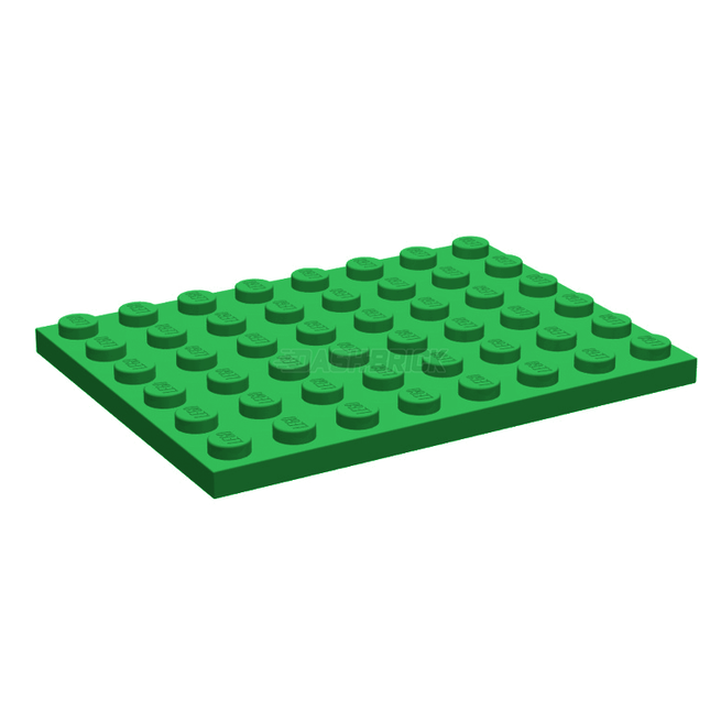 LEGO Plate 6 x 8, Green [3036] 303628