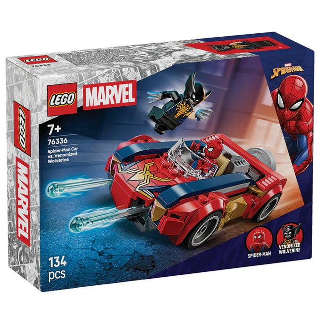LEGO MARVEL: Spider-Man Car vs. Venomized Wolverine [76336]