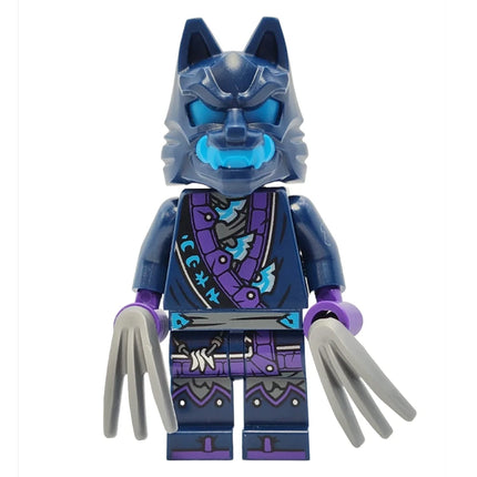 LEGO Minifigure - Wolf Mask Warrior - Dark Blue and Dark Azure Mask (2024) [NINJAGO]
