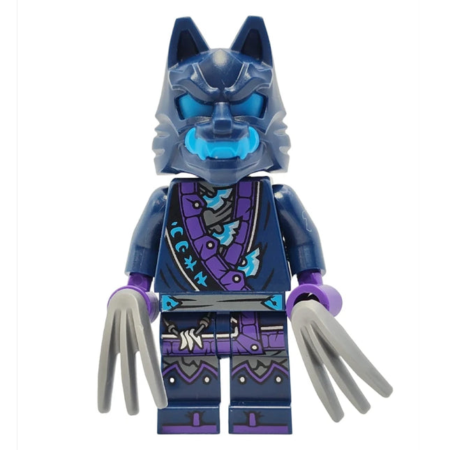 LEGO Minifigure - Wolf Mask Warrior - Dark Blue and Dark Azure Mask (2024) [NINJAGO]