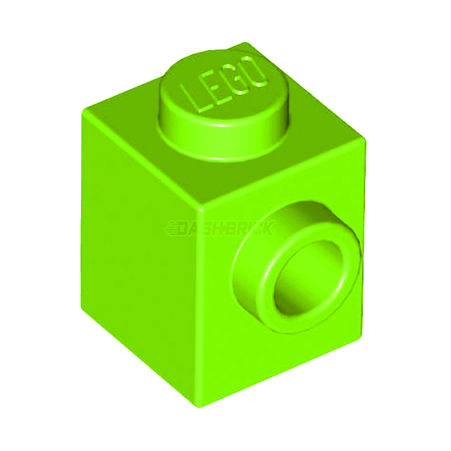 LEGO Brick, Modified 1 x 1, Stud on 1 Side, Lime Green [87087] 6073026