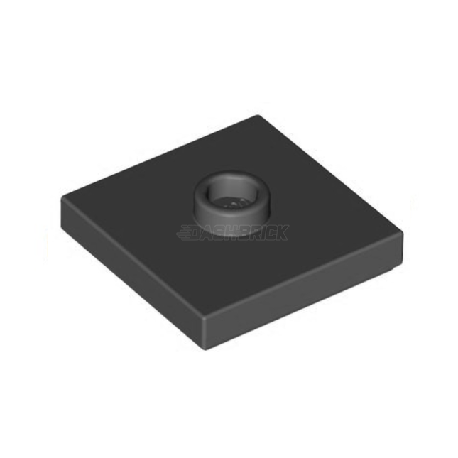 LEGO Plate, Modified 2 x 2, 1 Stud in Center, Dark Grey [87580] 6126083