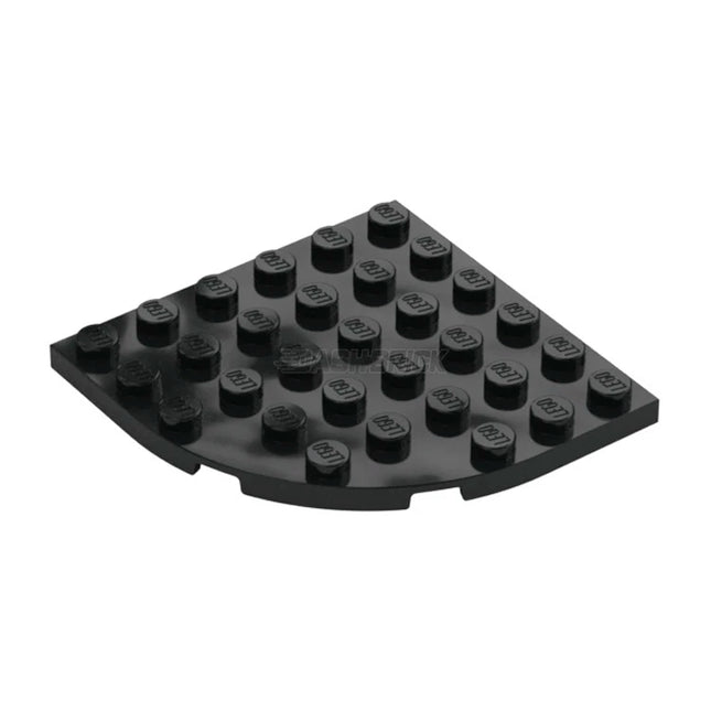 LEGO Plate, Round Corner 6 x 6, Black [6003] 6137779