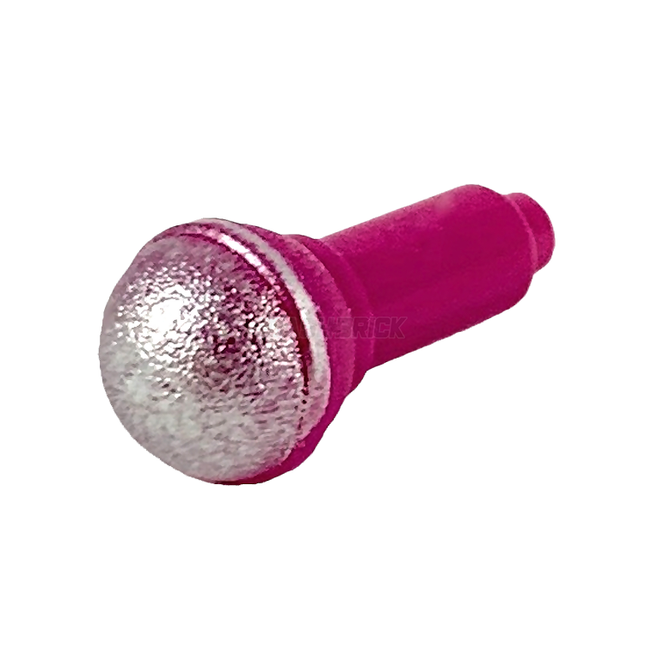 LEGO Minifigure Accessory - Microphone, Magenta [90370pb05]