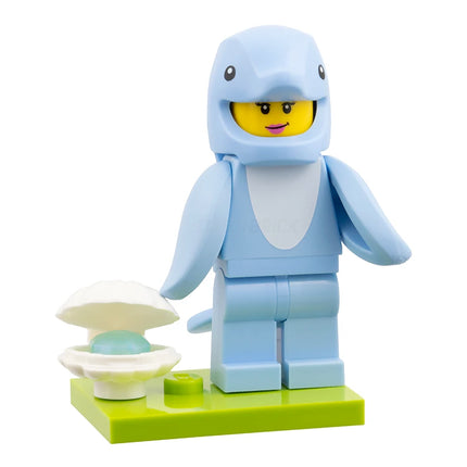 LEGO Collectable Minifigures - Dolphin Costume Fan (9 of 12) [Series 28] Animal Series