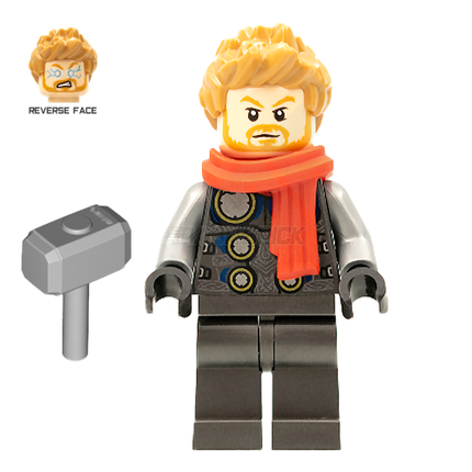 LEGO Minifigure - Thor, Red Scarf, Avengers [MARVEL]