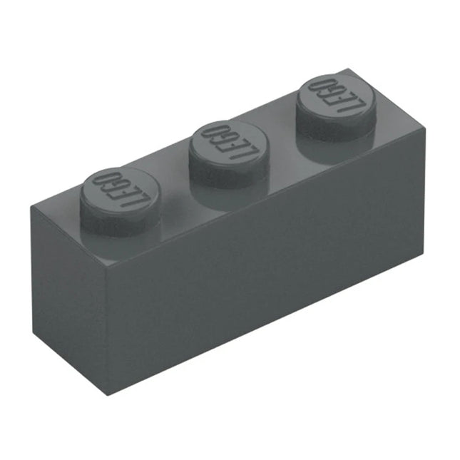 LEGO Brick 1 x 3, Dark Grey [3622] 4211104