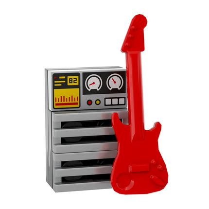 LEGO "Guitar & Amp" - Electric, Amplifier [MiniMOC]