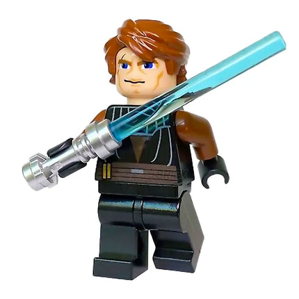 LEGO Minifigure - Anakin Skywalker (Clone Wars, Reddish Brown Arms) (2008) [STAR WARS]