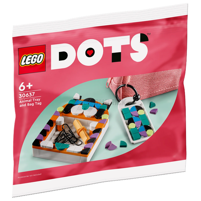 LEGO DOTS: Animal Tray and Bag Tag (2023) [30637]