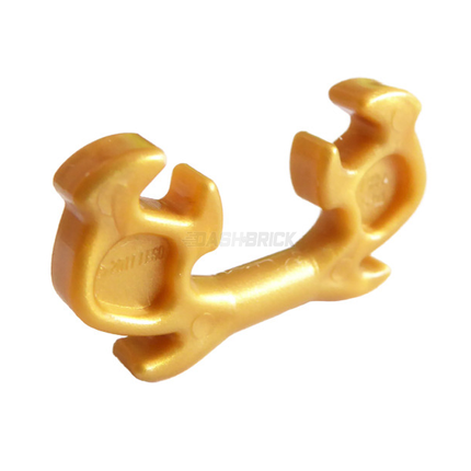 LEGO Antlers / Ninja Horn Elaborate, Pearl Gold [11437] 6132730