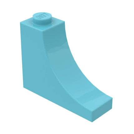 LEGO Brick, Arch 1 x 3 x 2 Inverted, Medium Azure [18653] 6357619