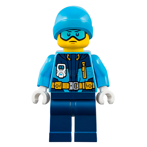 LEGO Minifigure - Male, Beanie, Ski Goggles, Jacket [CITY]
