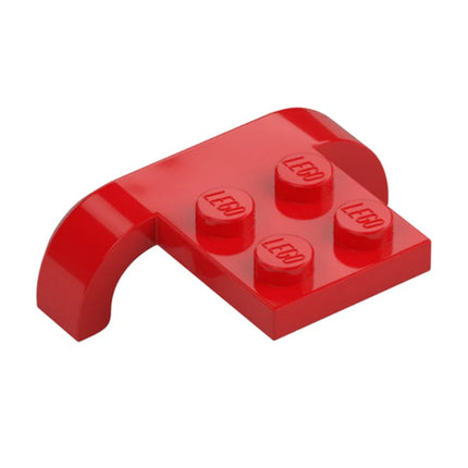 LEGO Vehicle, Mudguard 4 x 3 x 1 with Arch Curved, Red [28326] 6170382