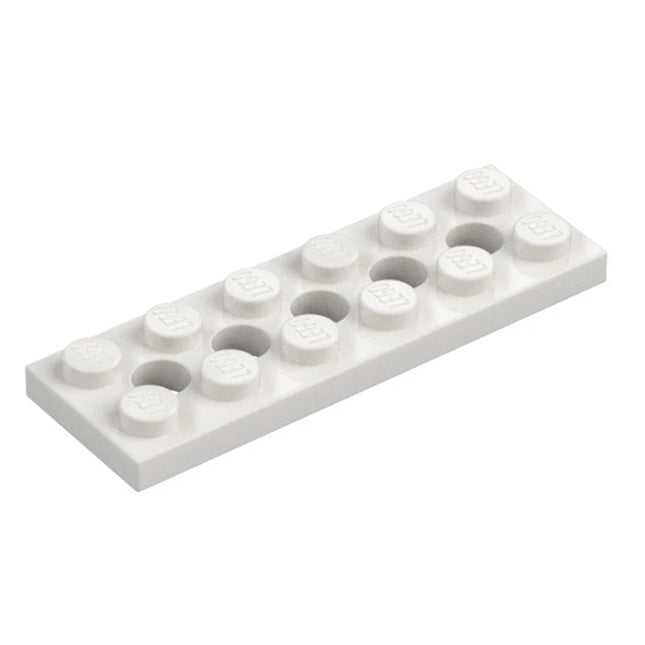 LEGO Technic, Plate 2 x 6 with 5 Holes, White [32001] 4527947