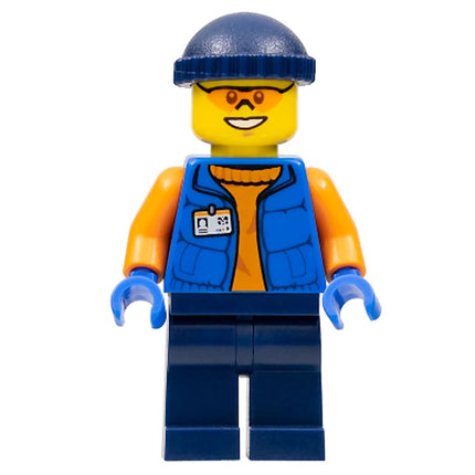 LEGO Minifigure - Male, Arctic Research Assistant, Knit Cap (2014) [CITY]