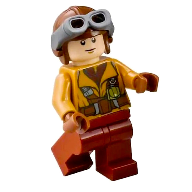 LEGO Minifigure - Naboo Fighter Pilot - Medium Nougat Jacket (2015) [STAR WARS]  sw0641