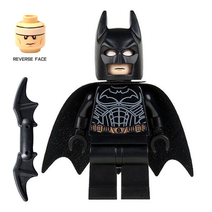 LEGO Minifigure - Batman - Black Suit with Copper Belt (Type 2 Cowl), The Dark Knight Trilogy (2014) [DC COMICS]
