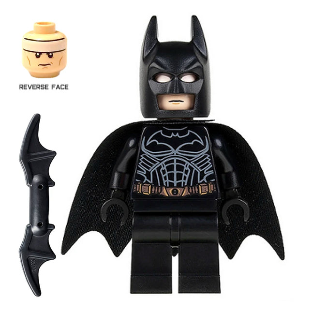 LEGO Minifigure - Batman - Black Suit with Copper Belt (Type 2 Cowl), The Dark Knight Trilogy (2014) [DC COMICS]