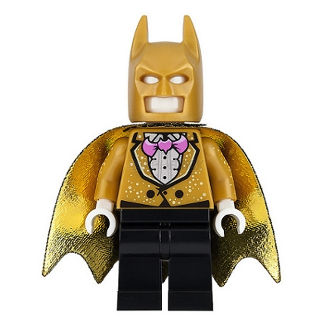 LEGO Minifigure - Batman, Gold Tuxedo, The Bat-Pack Batsuit [DC COMICS]