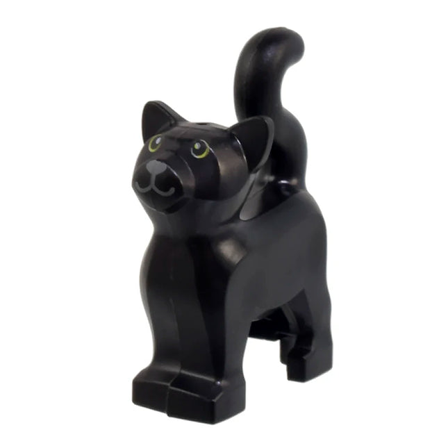 LEGO Minifigure Animal - Cat, Standing with Lime Eyes, (Hocus Pocus Thackery Binx) [13786pb10]