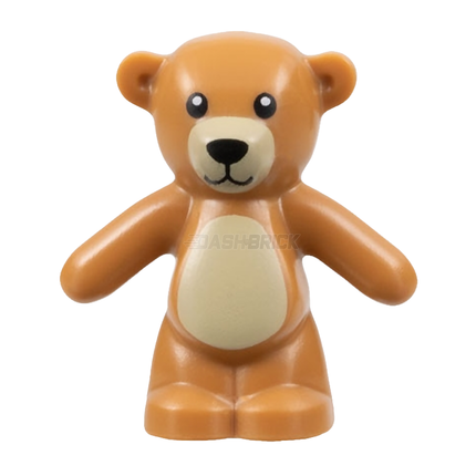 LEGO Minifigure Accessory - Teddy Bear, Medium Nougat [98382pb001]