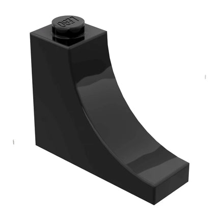 LEGO Brick, Arch 1 x 3 x 2 Inverted, Black [18653] 6154860